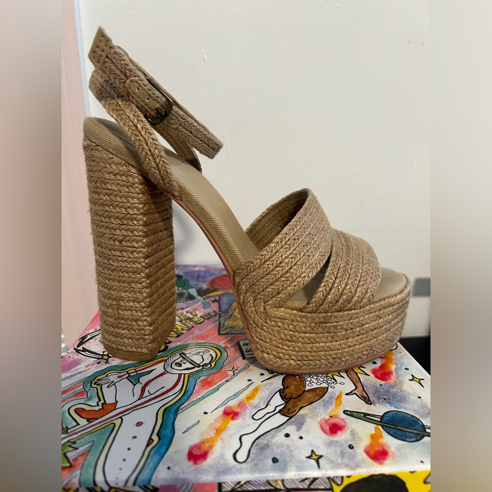 Jeffrey Campbell Yawl Super High Platform Sandal